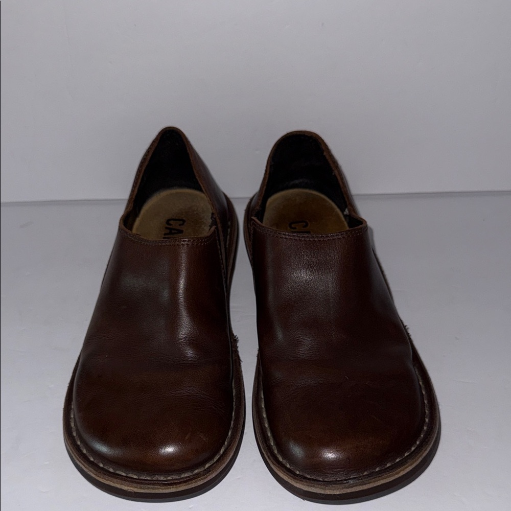 Camper Loafer Shoes Made in Portugal Brown Leather Mens Size 40